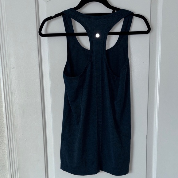 Lululemon run swiftly tech racerback blue black heather tank top 8 - Picture 5 of 8